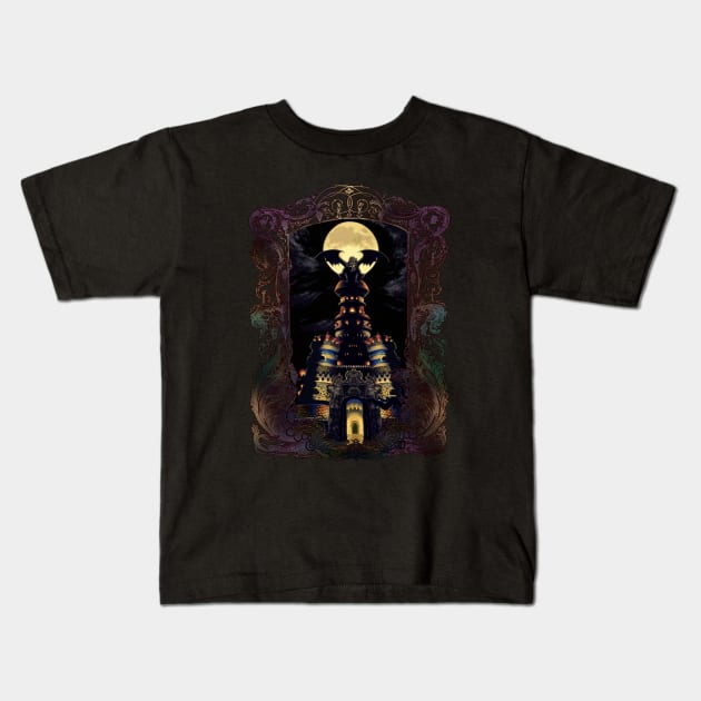 Magus Castle Kids T-Shirt by Kari Likelikes